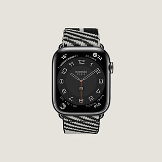 Band Apple Watch Hermes Single Tour 45 mm Jumping | Hermès
